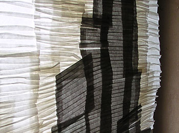 Spiegelung / Collage; Papier, Vlies