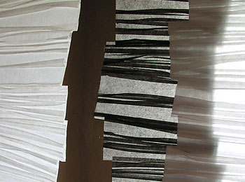 unverbindlich / Collage; Papier, Vlies